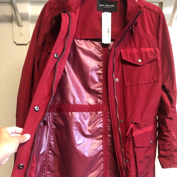 Marc NY Andrew Marc waterproof jacket sz S - Picture 2 of 9